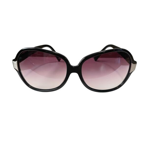 Oliver Peoples Leyla Black Oversized Purple Gradient Sunglasses Japan BK/S - Picture 1 of 11